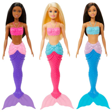Barbie Dreamtopia Sirena, Bambola Con Code Da Sirena Multicolore E Intercambiabili - Image 1 of 7