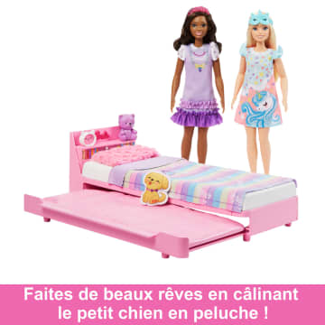 Barbie - Coffret Heure Du Dodo Ma Première Barbie - Poupée Mannequin  - 3 Ans Et +