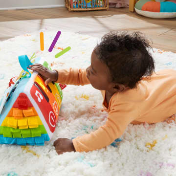 Fisher-Price Miękkie pianinko „Baw się i kop” Zabawka dla niemowląt