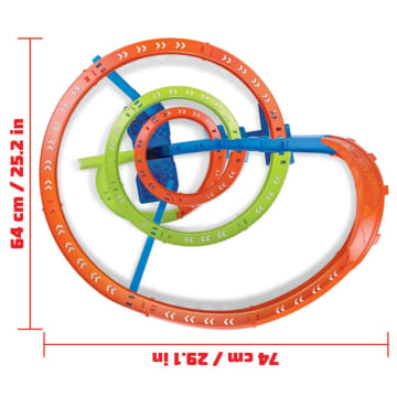 Hot Wheels Action Espiral rápida de choque