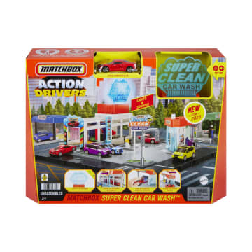 Matchbox - Action Drivers - Coffret Station De Lavage Super Clean - Petite Voiture - 3 Ans Et + - Image 6 of 8