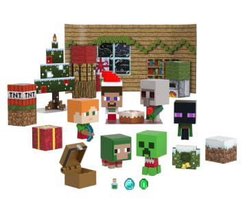 Minecraft-Spielzeuge, Mob Head Minis Adventskalender, Geschenk Für Kinder