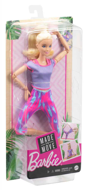 Barbie Made To Move Con 22 Punti Di Snodo E Abiti Da Yoga - Image 11 of 11