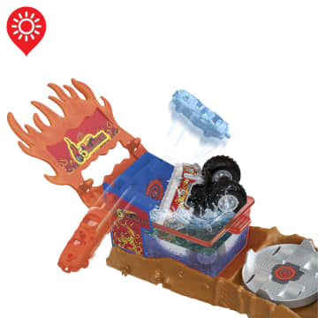 Conjunto De Juego 5 Alarm Rescue Color Shifters De Monster Trucks Arena Smashers De Hot Wheels - Imagen 2 de 6