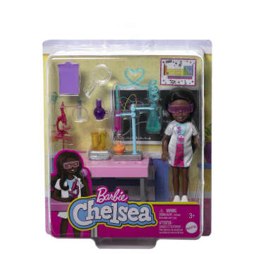 Barbie Chelsea Doll and Accessories, Can Be Scientist Playset with Small Doll and Lab Accessories - Image 6 of 6