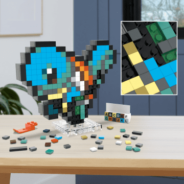 Mega Pokémon Bloques De Construcción Pixel Art Squirtle
