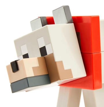 Minecraft Lupo Personaggio Large Fusion Assemblabile - Image 3 of 6