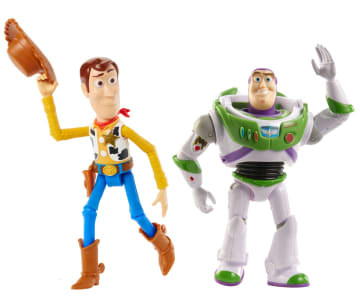 Pack Pizza Planet Adventure Con 2 Figuras De Acción De Woody Y Buzz De 17,78Cm De Disney Pixar Toy Story