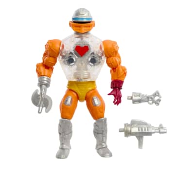 Masters of the Universe Origins Roboto Actiefiguur, verzamelspeelgoed superhelden, 14 cm - Imagen 1 de 6