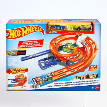 Hot Wheels Action Zakręcona Pętla Tor Zestaw Do Zabawy