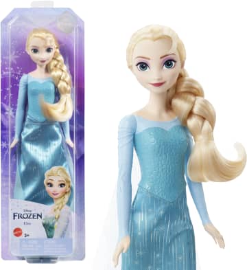 Disney Frozen - La Reine Des Neiges - Poupée Elsa - Figurine - 3 Ans Et + - Imagen 1 de 6