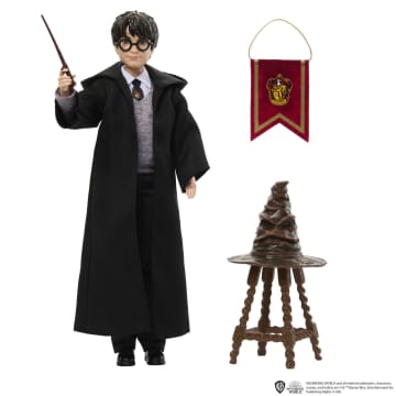 Juguetes De Harry Potter, Muñeco Harry Potter Con El Sombrero Seleccionador Y Accesorios - Image 4 of 4