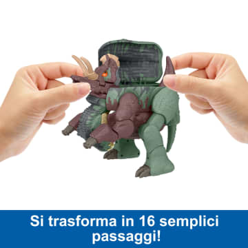 Dinosauri Trasformabili 2 In 1 World Massive Stretch Fierce Changer - Image 4 of 6