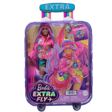 Barbie Extra Fly con ropa de desierto, muñeca Barbie con temática de viajes