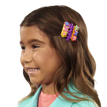 Barbie Głowa do stylizacji Neonowa tęcza Brązowe włosy - Image 3 of 6