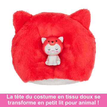 Barbie - Coffret Cutie Reveal Chat Panda Roux - Poupée Mannequin - 3 Ans Et +
