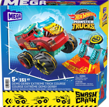 MEGA Hot Wheels Monster Trucks Demo Derby Ekstremalna sztuczka Zestaw