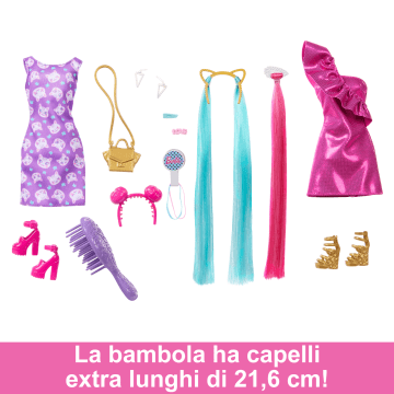 Barbie, Barbie Super Chioma, Bambola Con Accessori Per Lo Styling, Giocattoli Per Bambini E Bambine - Image 3 of 6