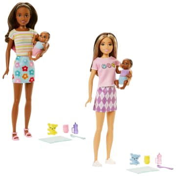 Surtido de muñeca y accesorios de Skipper Canguro de bebés de Barbie