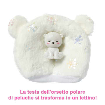 Barbie Cutie Reveal Magia D'Inverno Bambola Con Costume Da Orso Polare Di Peluche - Image 5 of 6