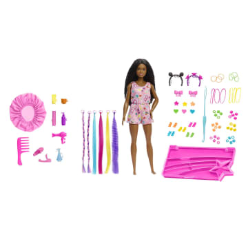 Barbie Life in the City Braid, Style & Care Doll and Accessories