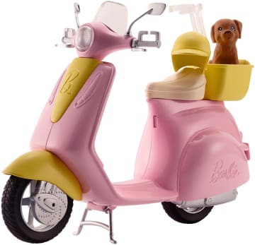 Barbie Scooter Et Petit Chien - Image 1 of 6