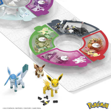 Mega Pokémon Eevee Met Alle Evoluties, Bouwset - Image 4 of 6