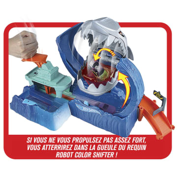 Hot Wheels City – Color Shifter – Coffret Robot Requin En Folie - Imagen 4 de 6