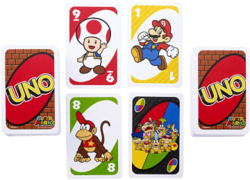 Mattel Games - Uno Super Mario Bros - Jeu De Cartes Famille - 7 Ans Et +