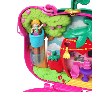 Polly Pocket - Coffret Ourson Fraise Avec Jardin - Figurines - 4 Ans Et + - Bild 4 von 6