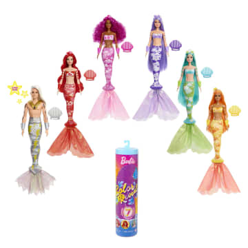 Barbie – Assortiment Poupée Color Reveal Sirène - Imagen 1 de 7