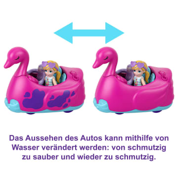 Polly Pocket Pollyville Flamingo-Spaß Autowaschanlage Spielset - Image 3 of 7