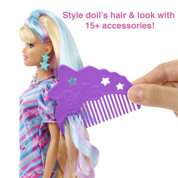 Barbie Totally Hair Star-Themed Doll - Image 3 of 6