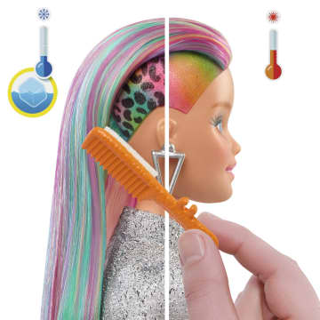 Barbie® Leopar Desenli Saçlar Bebeği