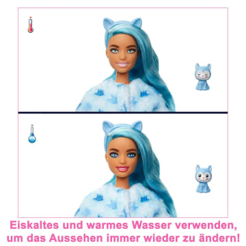 Barbie Cutie Reveal Schneefunkel Puppe Mit Husky-Plüschkostüm