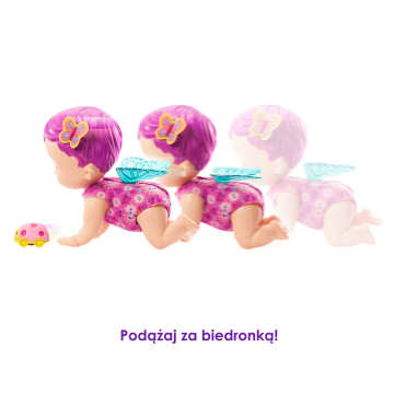 My Garden Baby™ Raczkujący Bobasek-Motylek Lalka Różowe włosy - Image 5 of 6