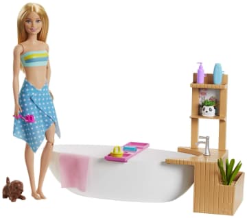 Набор игровой Barbie СПА салон с куклой и аксессуарами