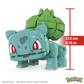 Conjunto De Construcción Bulbasaur Gigante De Pokémon De Mega 1 Figura De Acción (355 Piezas), Para Niños Y Niñas - Imagen 5 de 6
