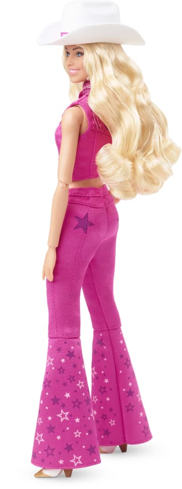 Barbie The Movie - Margot Robbie, bambola  da collezione con abito western  e cappello da cowboy - Image 3 of 6