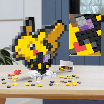 Mega Pokémon Pixel Pikachu Figurka Do Zbudowania