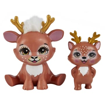 Enchantimals Hermanas Danessa y Danetta Deer Muñecas con mascotas ciervo de juguete - Image 5 of 6