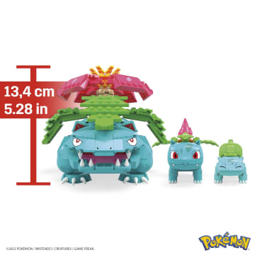 Mega-Pokémon-Coffret Évolution Bulbizarre-Coffret 3 Figurines - Imagen 4 de 5
