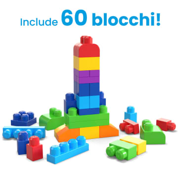 Mega Bloks Sacca Blocchi 60 Pezzi First Builders