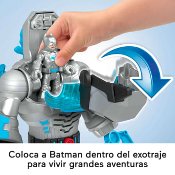 Imaginext Dc Super Friends Batman Figura Y Exotraje - Defensor Gris - Imagen 4 de 7