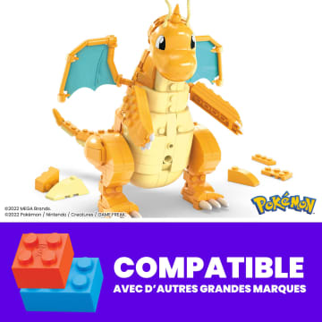 Mega Pokémon - Coffret De Construction Dracolosse - Jouet De Construction - 8 Ans Et +