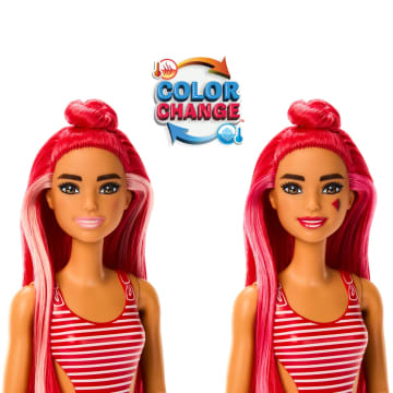 Barbie Pop Reveal Serie Frutta Bambola Spremuta Di Anguria, 8 Sorprese Tra Cui Cucciolo, Slime, Profumo Ed Effetto Cambia Colore