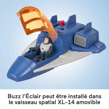 Imaginext Ascenseur Et Lanceur Star Command Inspiré Du Film Buzz L’Éclair De Disney Pixar - Imagen 4 de 6