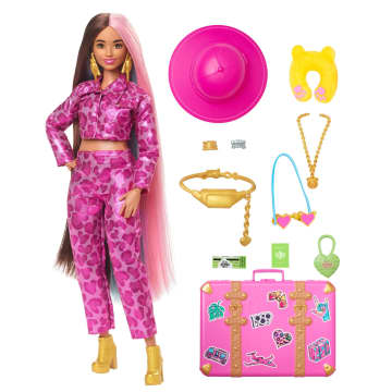 Barbie Extra Fly Con Ropa De Safari, Muñeca Barbie Con Temática De Viajes - Imagen 3 de 6