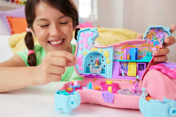 Polly Pocket-Coffret La Fête Du Chiot Avec Figurines - Imagen 2 de 6