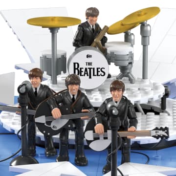 Conjunto De Construcción De The Beatles De Mega Con Luces (671 Piezas) Para Coleccionistas